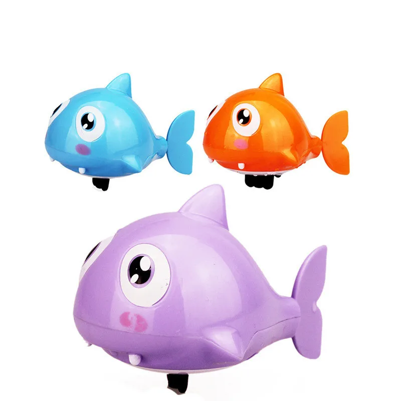 Baby Wind Up Toys Bath Toys Lovely Turtle Fish Shark Hippo Clockwork Chain Animal Swimming Toys Kids Bathtime toy Classic Toys