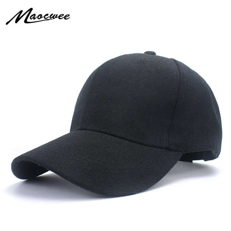 2019 New Hat Solid Color Baseball Cap Men Women Cap Outdoor Sun Hat Casual Trucker Black Snapback Hip Hop Dad Hats Gorras