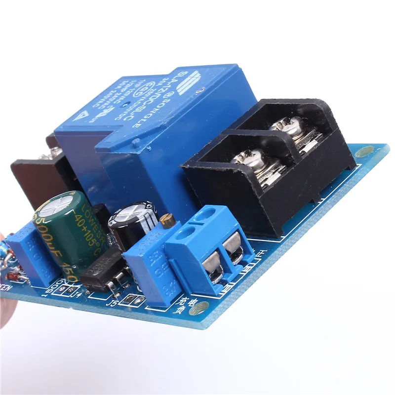 12V Battery Discharge Protection Module Board Anti-Over Automatically Restore Low Voltage With LED Indicator Light Universal