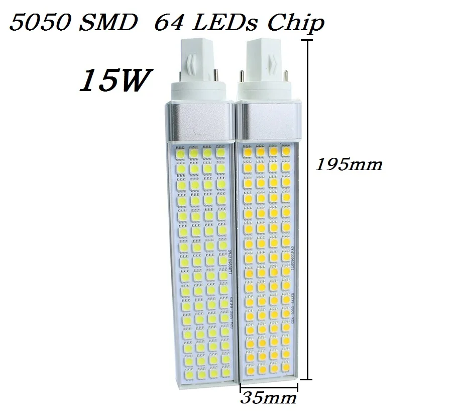 Imagem -06 - Lampada G23 G24 E27 5w 7w 11 13w 15w 85v265v ac Lâmpada de Plugue Horizontal Smd5050 Bombillas Led pl Milho Bulbo Luz Ponto ce Rohs