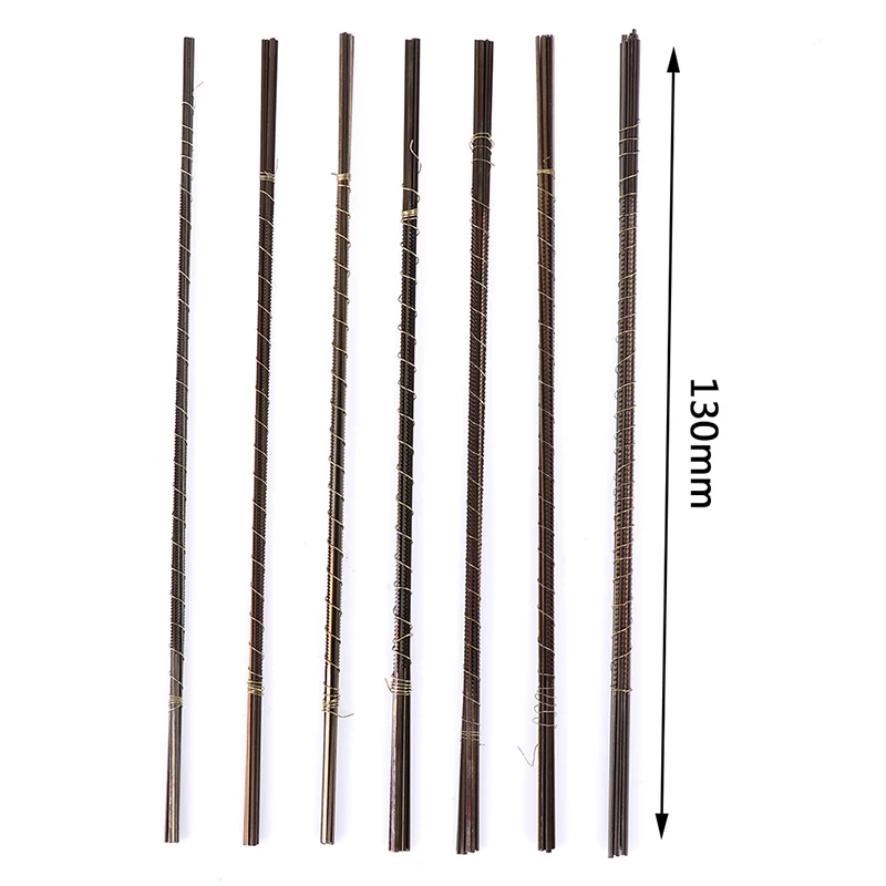 

130mm 12Pcs Mini Diamond Wire Saw Blade Cutter Jewelry Metal Cutting Jig Blades Woodworking Hand Craft Tools Scroll Spiral Teeth