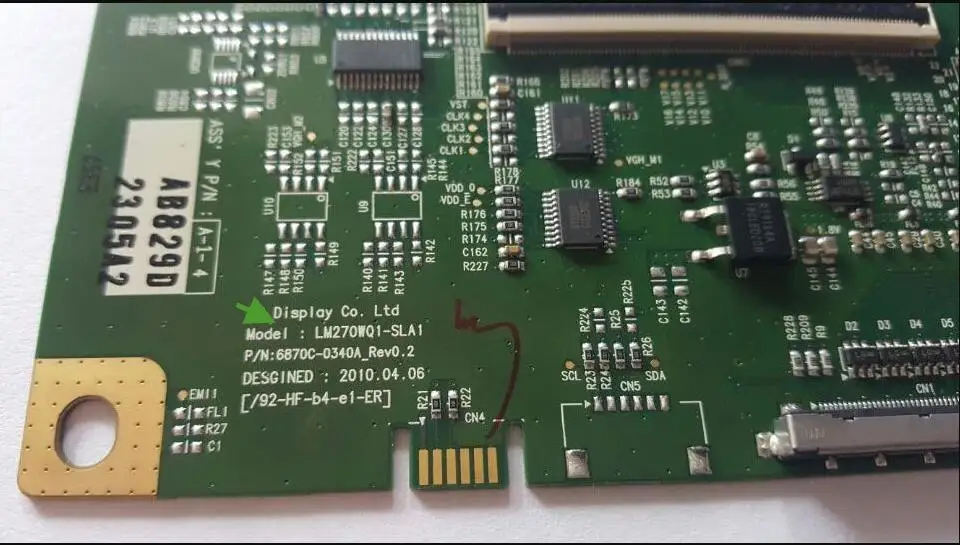 Placa lógica para LM270WQ1-SLA1, 6870C-0340A, T-CON