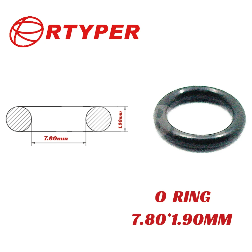 200 PCS Fuel Injector O ring 7.8*1.9mm 21022 For 23250-37020 Toyota Prius Lexus Yaris 1.5L Corolla Auris