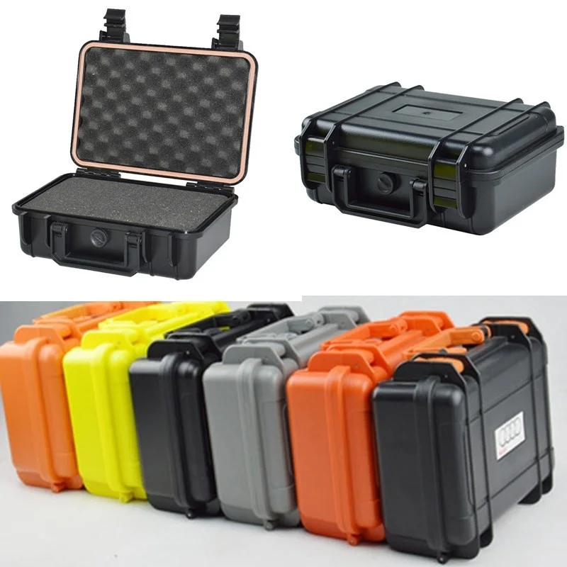 Shockproof Camera Safety Box ABS Sealed Waterproof Hard Boxes Equipment Case with Foam Vehicle Toolbox Impact Resistant Suitcase