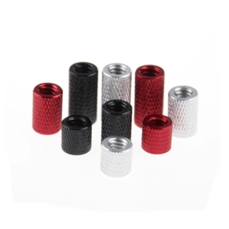 2pcs D10 Phase frame Tripod nut Aluminum alloy inch Hand screw nuts Long mother 1/4-20