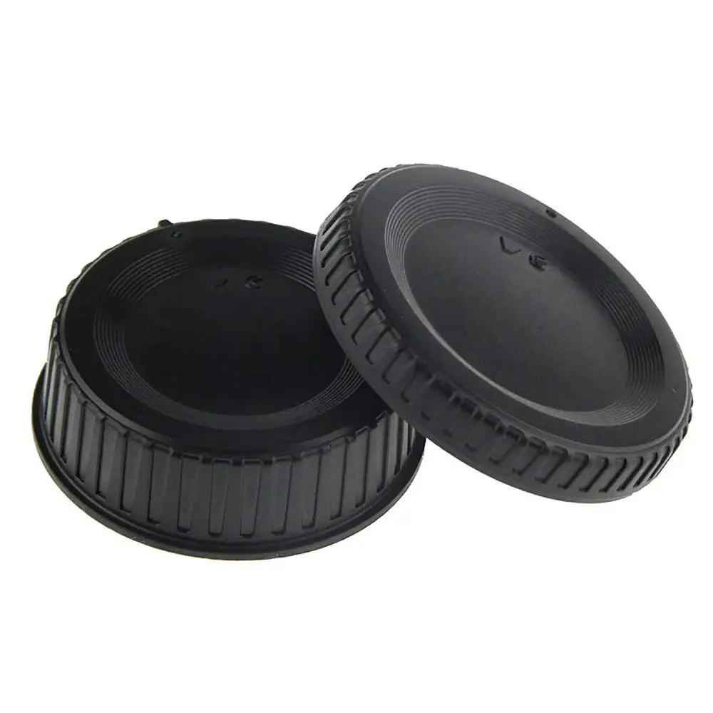 XRHYY 2 Set Rear Lens Cap & Camera Body Cover Cap For NIKON Df D800 D810 D700 D600 D610 D300S D90 D750 D7200 Digital SLR Camera