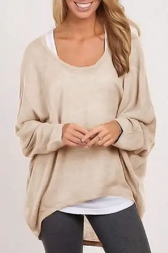 Long Sleeve Women Pullover Soft Jumper Autumn Jumpers Office Pullovers Casual Loose Clothing Female Warm Tops Tees Multicolor