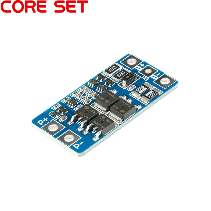 BMS 2S 10A 7.4V 8.4V 18650 Lithium Battery Charger Board with Balance Equalizer Short Circuit Protection For LED Power Supply