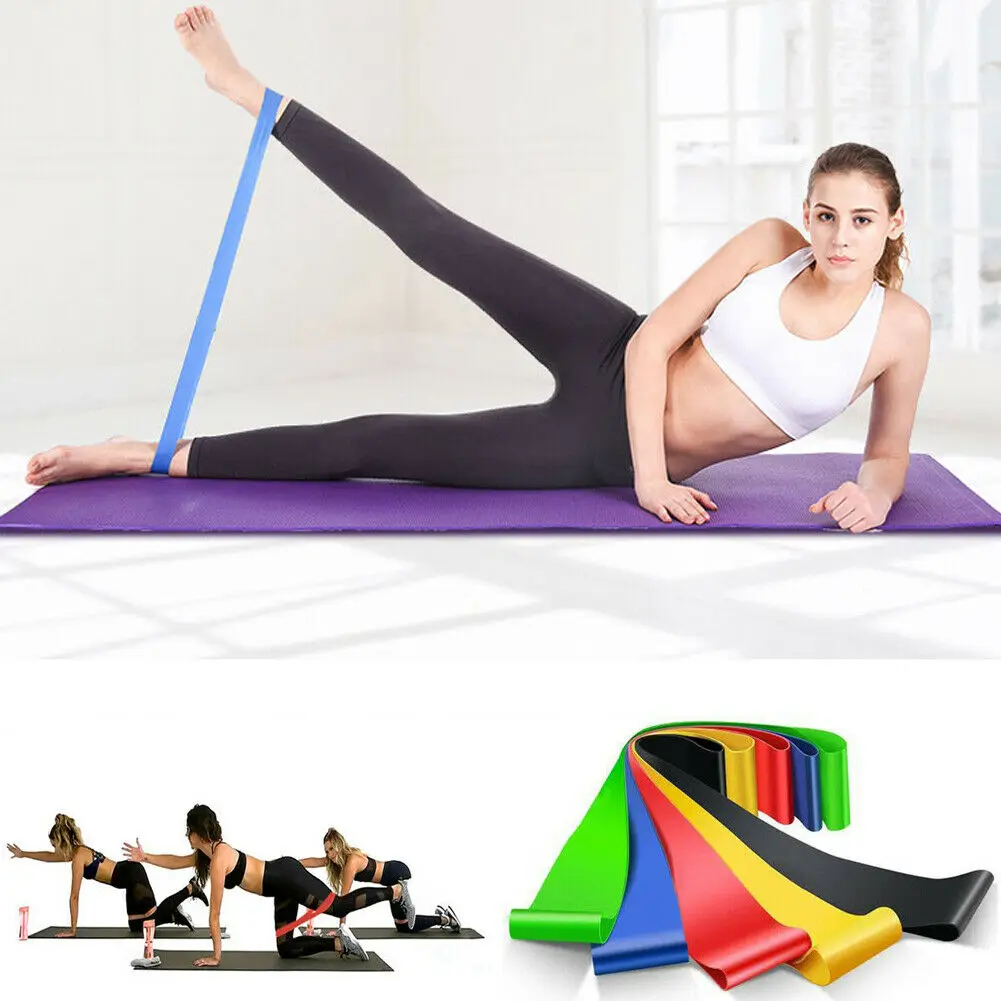 Yoga Resistance Band Loop Exercise Workout Cross Fit Fitness Yoga Booty Rubber Bands Sport Training Workout Elastic Bands