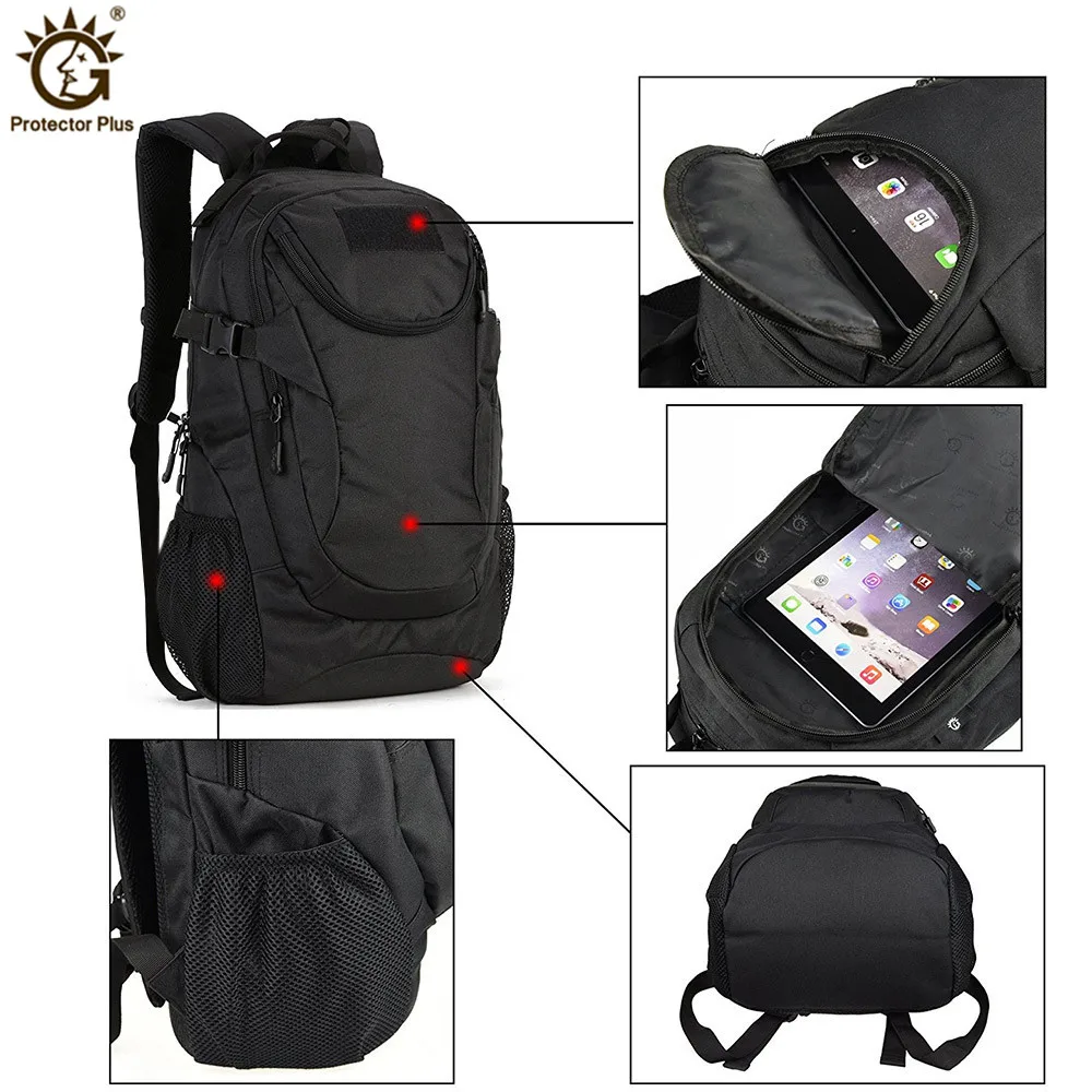 Imagem -05 - Impermeável Molle Camuflagem Mochila 600d Nylon Mochila 25l Alta Qualidade