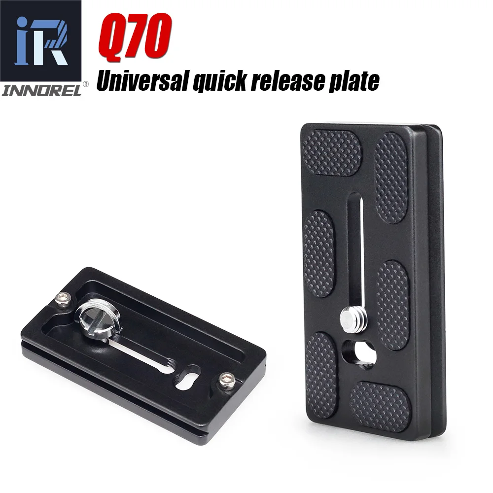 

Q70 Universal quick release plate For panoramic tripod ball head Compatible with Arca swiss spec. QR DSLR Camera Accessories