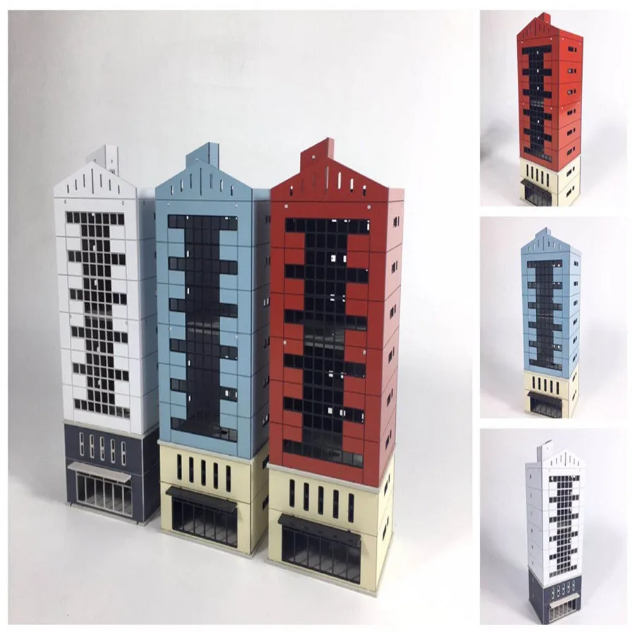 Modèle de scène Architectural 1/150 160, scène de Station de Train, modèle d'assemblage en plastique dur