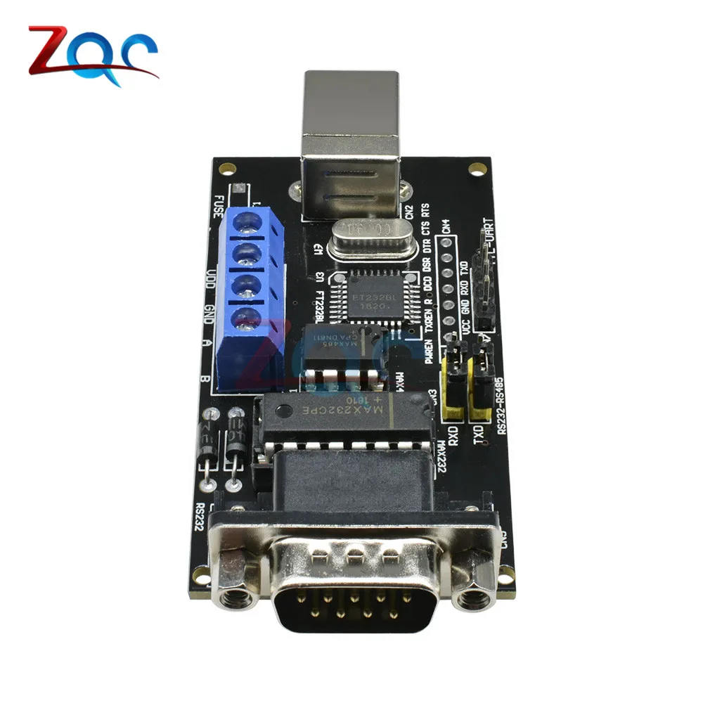 FT232BM FT232BL DB9 RS485 RS232 Padrão USB para Serial TTL UART FTDI Conversor Adaptador Controlador Módulo Board Para Arduino
