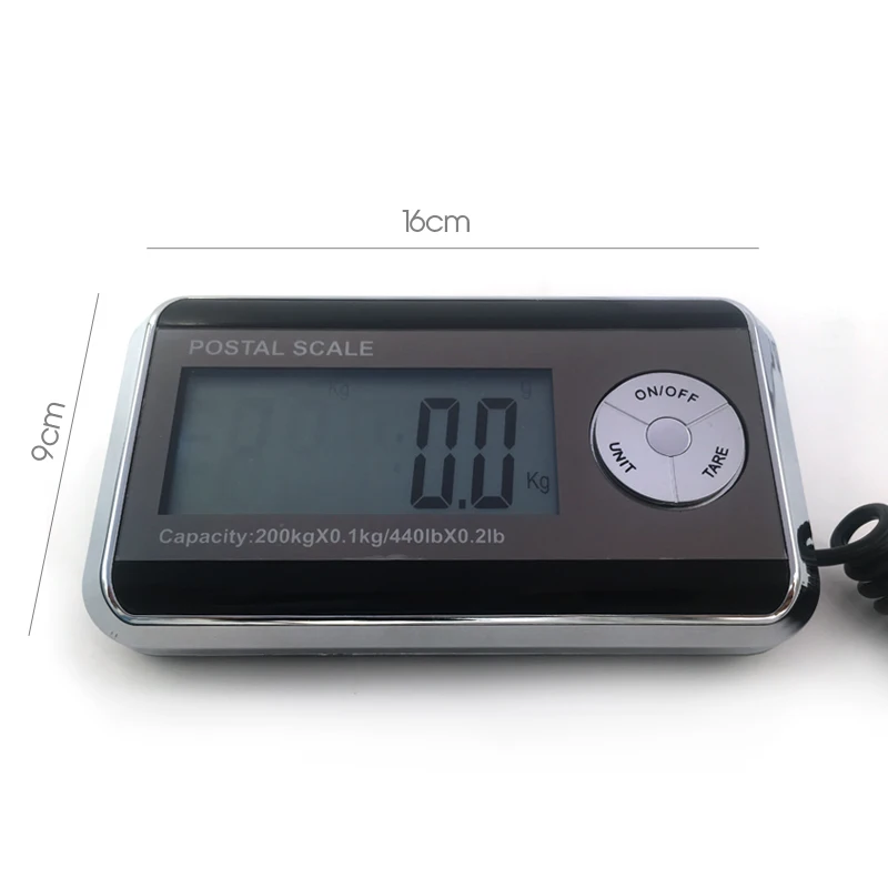 BECBI Smart Weigh Post Digital Shipping Weight Scale, 440LB 200KG,UPS USPS Post Office Postal Scale Luggage Scale