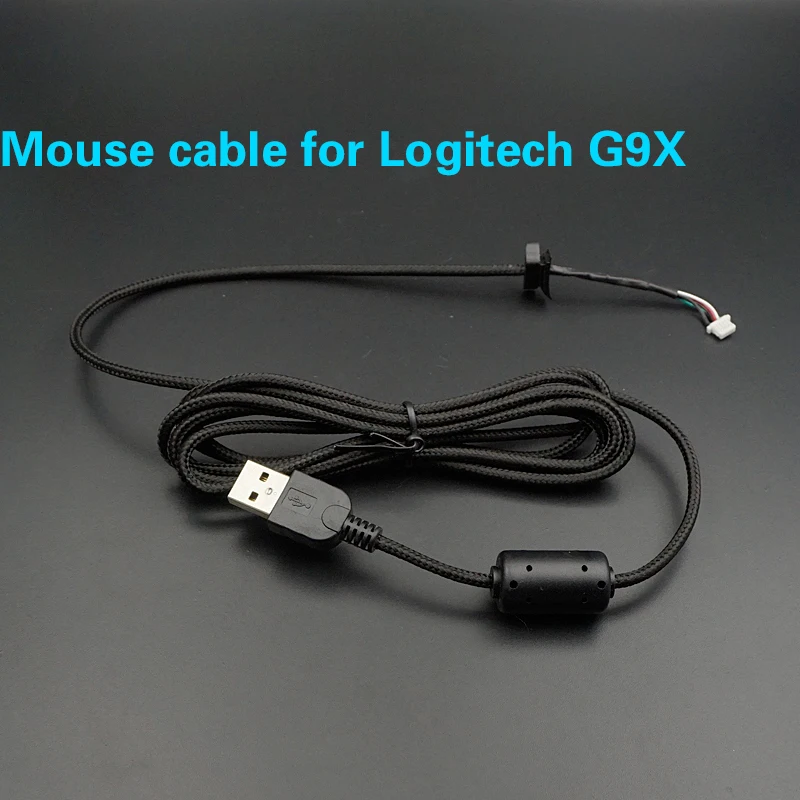 Cable de ratón para logitech G402, G403, G5, G500, G500S, G502, G9, G9X, marca Aliens, cable USB de repuesto