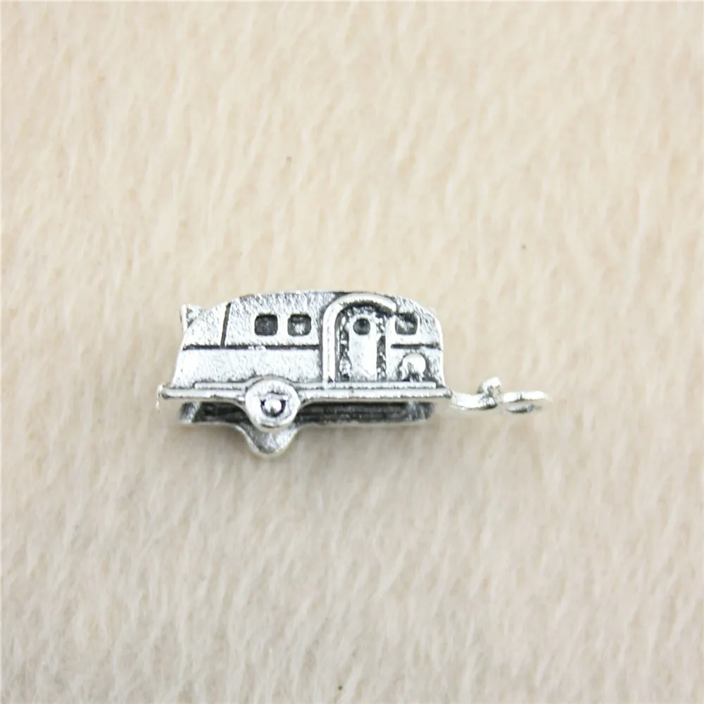 23pcs/lot 27*8mm ancient silver Rv charm Pendants DIY jewelry for bracelet necklace earring