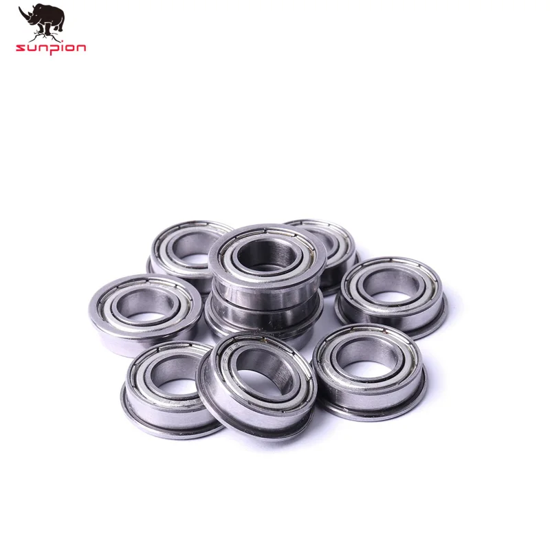 SUNPION 3d printer accessories 10pcs/lot F688ZZ FlangedDeep Groove Ball Bearings 8x 16 x 5mm for 3D printer