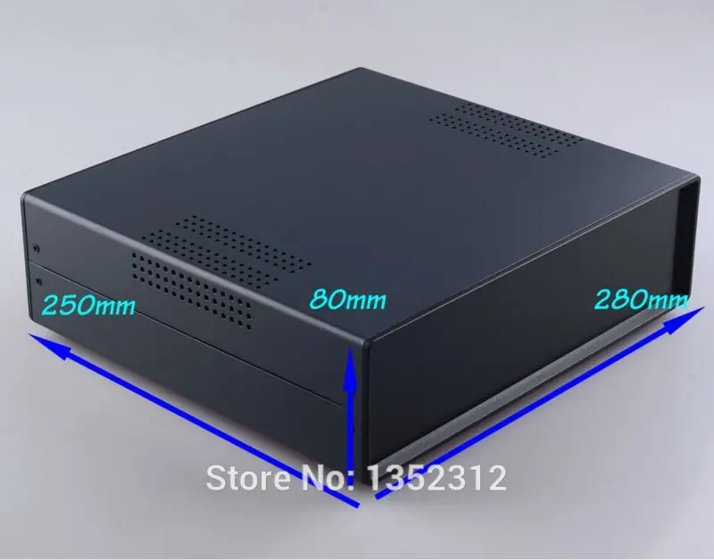 

One pcs 280*250*80mm iron project box electronic case housing control swith outlet junction box DIY instrument distribution box