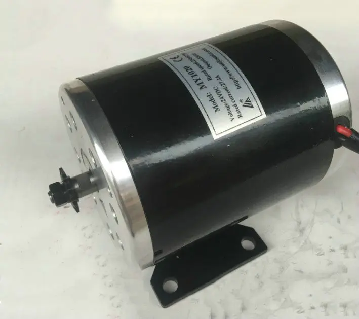 

DC24V/36V/48V MY1020 500W permanent magnet high speed brush motor 25H sprocket scooter / modified electric car accessories