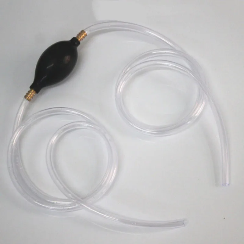 Car Fuel Gas Pump Petrol Liquid Hand Pump Primer Bulb Water Oil Transfer Pump PVC Syphon 8mm Pipe