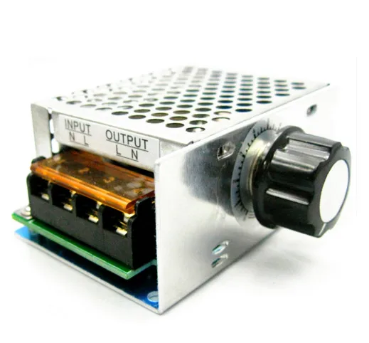 4000W high power thyristor electronic voltage regulator for dimming control air-conditioning shells with insurance