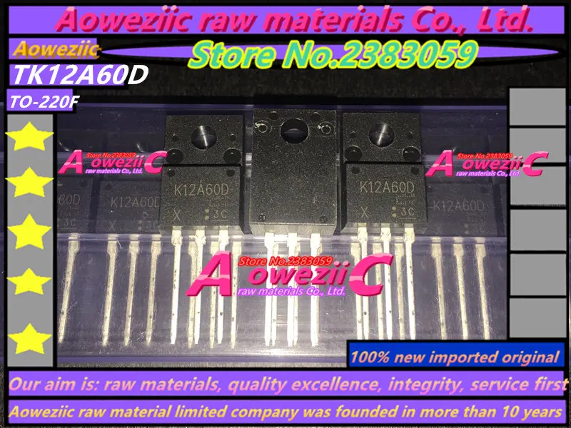 Aoweziic  2017+ 100% new imported original TK12A60D K12A60D TO-220F Liquid crystal field effect transistor 12A 600V