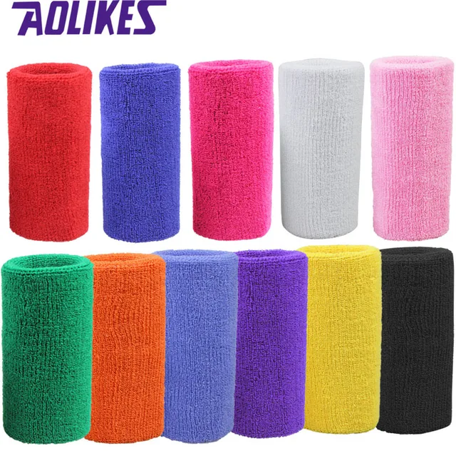 AOLIKES 1 szt. 15*7,5 opaska na nadgarstek opaska podtrzymująca opaska tenisowa opaska sportowa opaska na siłownię joga siatkówka opaska przeciwpotna na rękę polsband