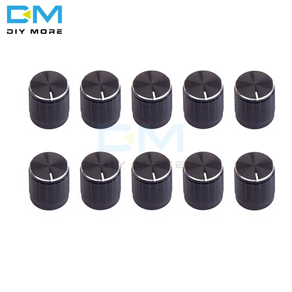 10Pcs KY-040 Aluminium Half As Gat Caps Voor 360 Graden Rotary Encoder Module Voor Arduino Brick Sensor Schakelaar