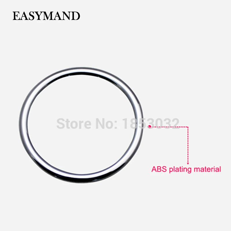 ABS Chrome Decorative Circle Cool Rearview Mirror Knob For Chevrolet Cruze Hatchback Malibu AVEO Trax Opel Mokka ASTRA J