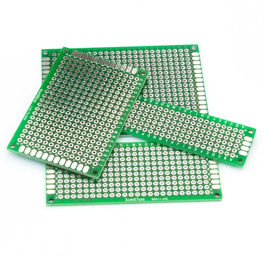 

PCB Universal Board 5x7 4x6 3x7 2x8 Cm Double Side Copper Prototype Pcb Universal Board For Arduino Diy Kit School Education Lab