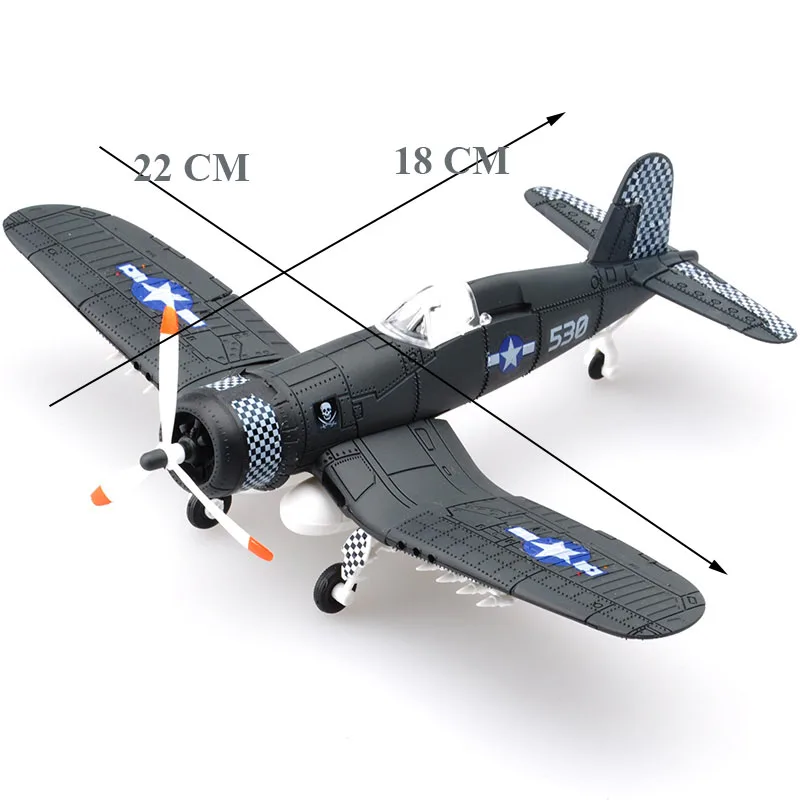 1/48 skala montażu Fighter zabawki modele budynku zestawy narzędzi Flanker samolot bojowy Diecast Pirate oparte F4U losowy kolor