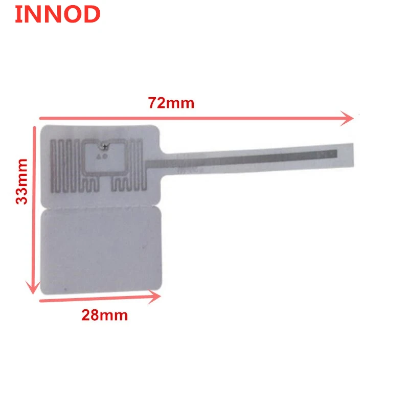 Anti-theft ISO gen2 epc Adhesive label UHF RFID Jewelry tag Alien H3 Passive / UHF Jewelry RFID Tag 840-960mhz