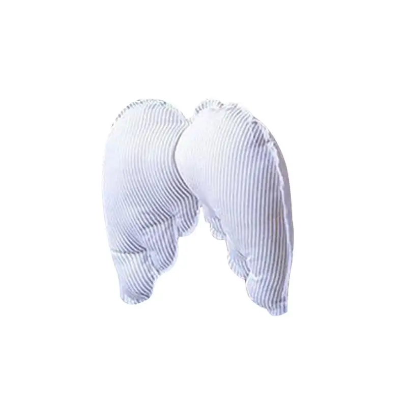 Angel Wings Shape Baby Pillow Children's Room Bedding Decoration Kids Back Cushions Toys Photography Props Size 40x30cm