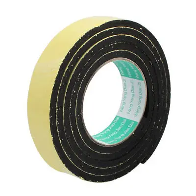 30mm Width 6mm Thickness Single Side Shockproof Sponge Foam Tape 2M Length