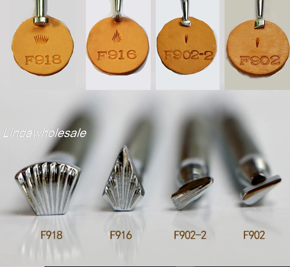 Leather Carving Engraving Tools  F902/F902-2/F916/F918,metal tools,leather stamps