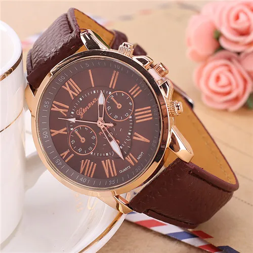 Luxury Brand Leather Quartz Watch Women Men Ladies Fashion Wrist Watch Wristwatches Clock relogio feminino masculino erkek kol s