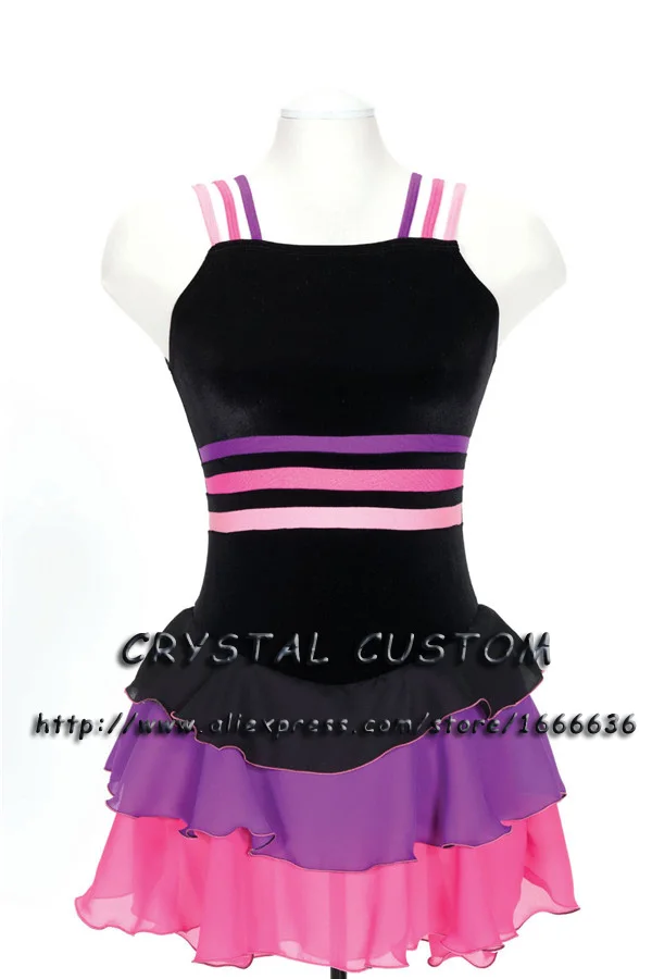 

Custom Figure Ice Skating Dresses Adult With Spandex Graceful New Brand Figure Skating Competition Dress DR2602