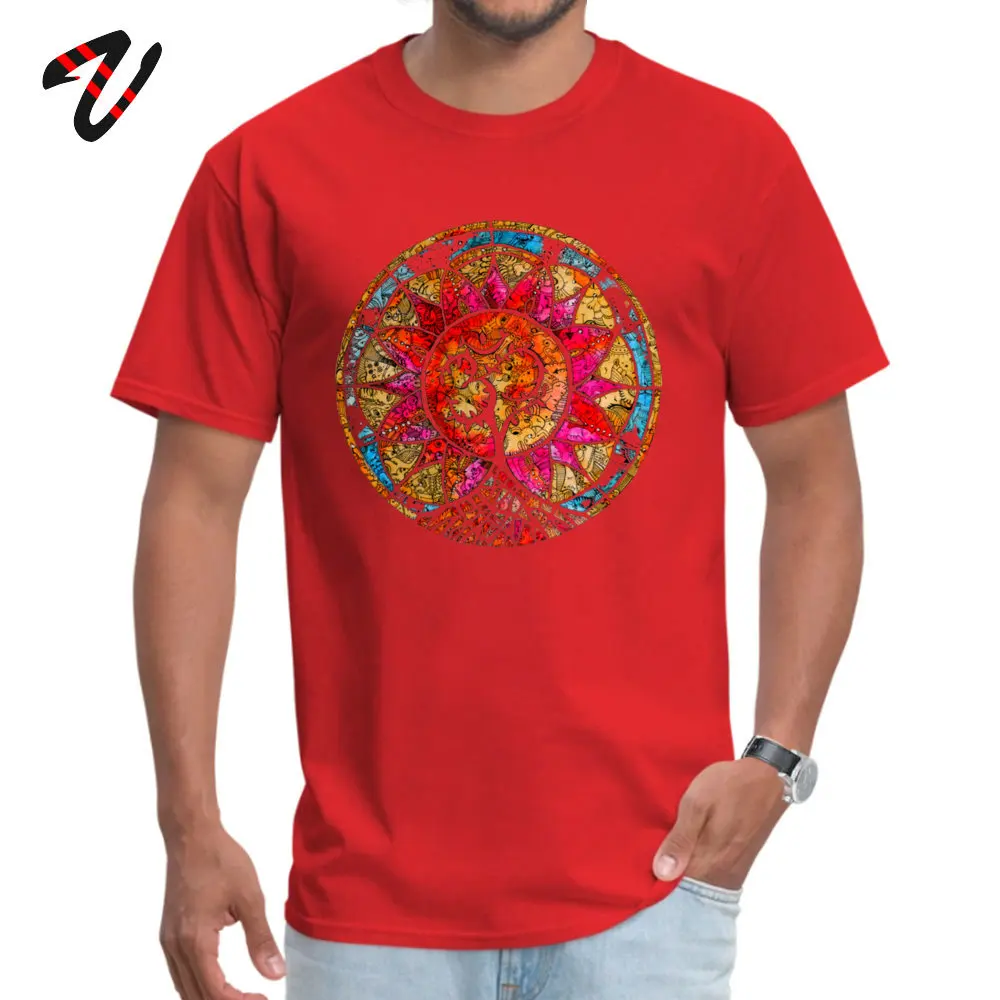 T Shirt Tree of Life Mandala Tee Shirts Summer Latest Camisa New Zealand 100% Jack Russell Terrier O-neck Men T-Shirt Camisa