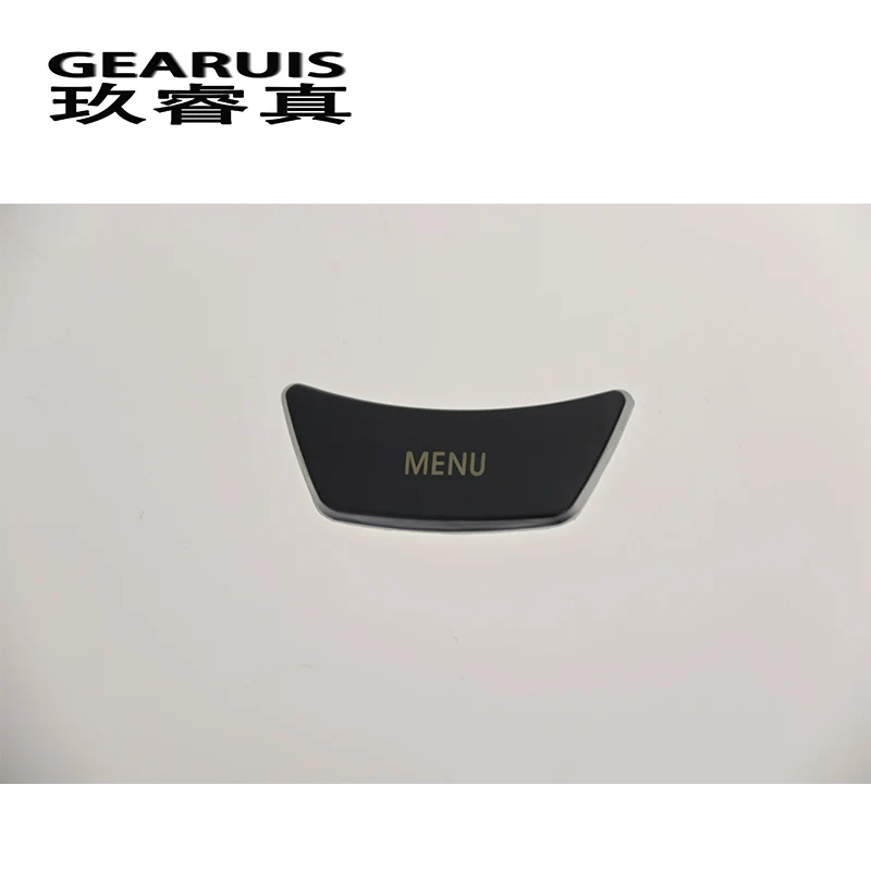 Car styling Interior multimedia control MENU button Trim Sticker cover for BMW e60 E90 3 5 series X5 X6 E70 E71 auto Accessories