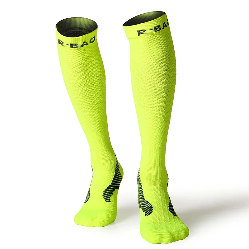 RB7703 R-Bao Men/Women Professional Compression Running Stockings High-quality Marathon Sports Socks Quick-Dry Bicycle Socks