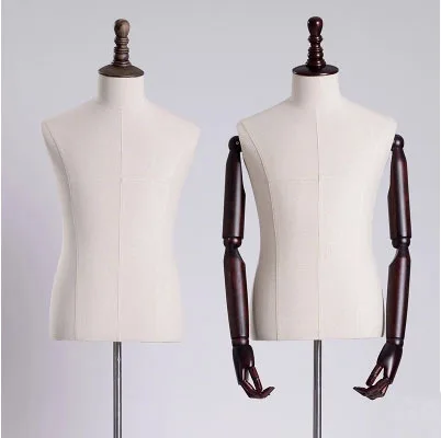 Fashion Adjustable Dress Form Dressmaker Mannequinn Fabric Mannequin Bust Dummy Flexible for Dress Display