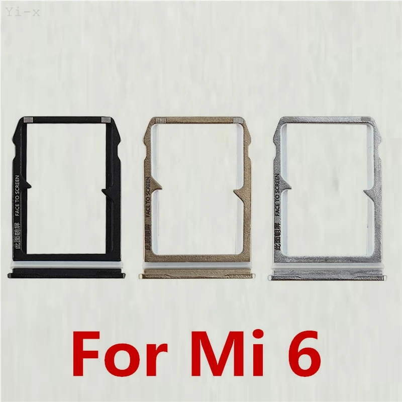 1 PCS Bandeja Cartão SIM Titular Slot Para Xiao mi mi mi 6 6 6 SIM Slot Titular Container Adaptador