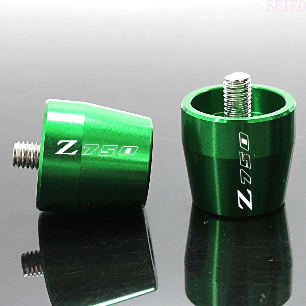 Motorcycle Accessories CNC Handlebar Grips Bar Ends Cap Slide For KAWASAKI Z750 (not Z750S model) 2007-2012