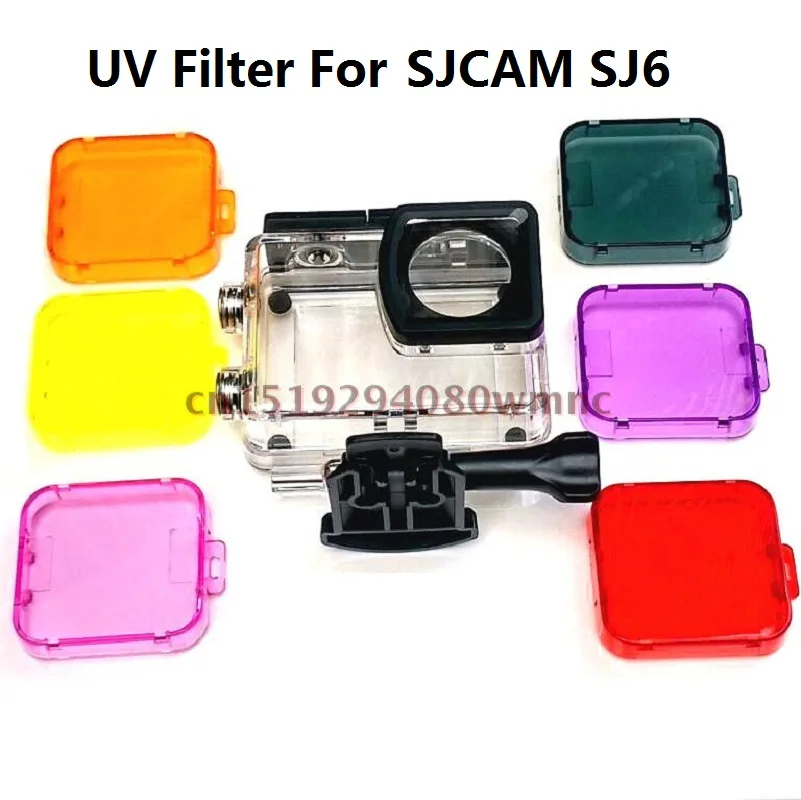 SJCAM Oryginalne akcesoria SJ6 Legend Obiektyw do nurkowania Filtr UV Wodoodporna obudowa ochronna do kamery akcji sj6 THIEYE T5E E7