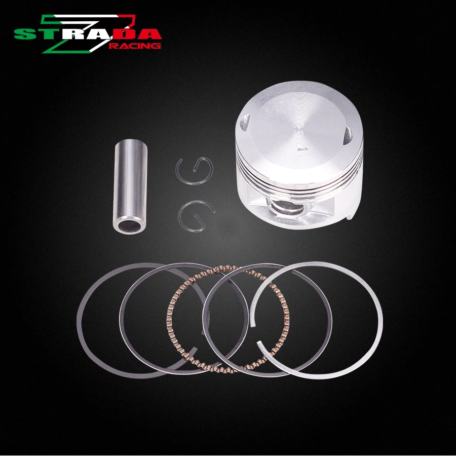 Motorcycle Engine Parts Pistons Rings Set 49MM STD Standard +25 +50 +75 Cylinder Bore Size For YAMAHA XV250 XV 250 Accessories