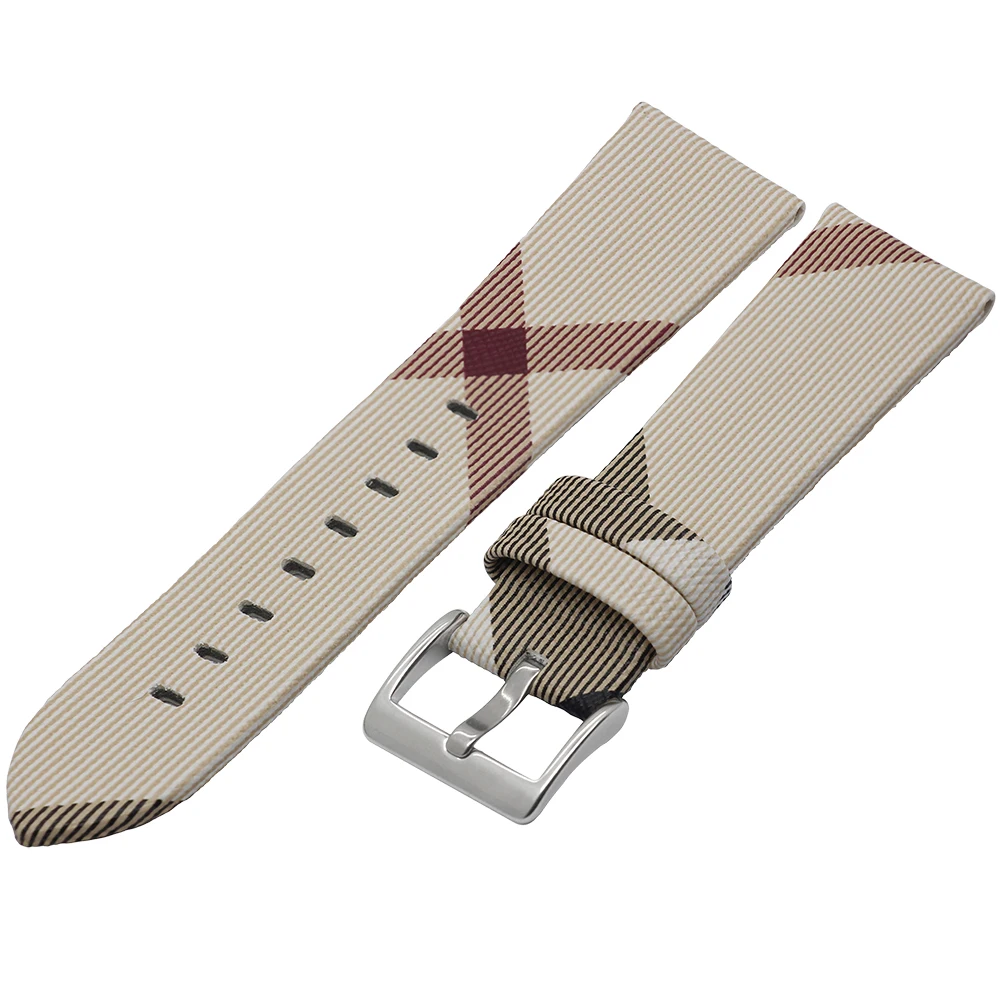 ZLIMSN New Splice Strap Ladies Sports Watch Belt Accessories 22 mm 24 mm Strap Color Camouflage White