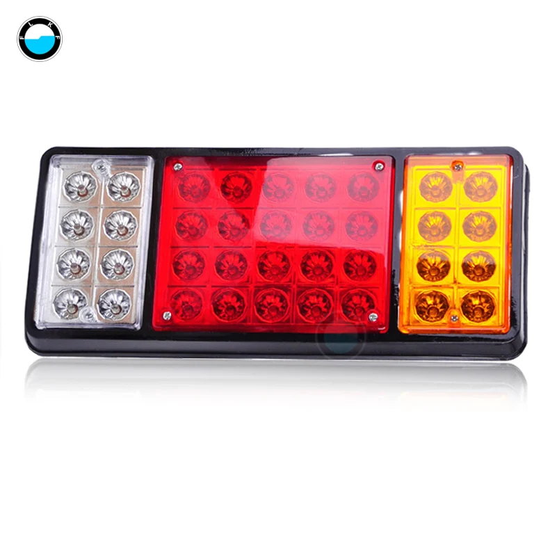 2x Waterproof 36 LEDs 12V 24V Rear Brake Lamp Stop Turn Indicator For  Isuzu Caravan Truck Camper Trailer.