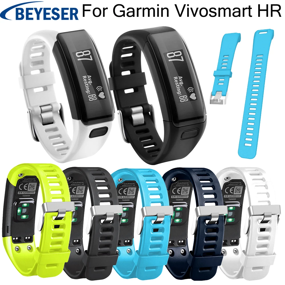 Classic Smart Watchband For Garmin Vivosmart HR Bracelet Repalcement Watchstrap for Garmin Vivosmart HR Silicone Strap Watchbelt