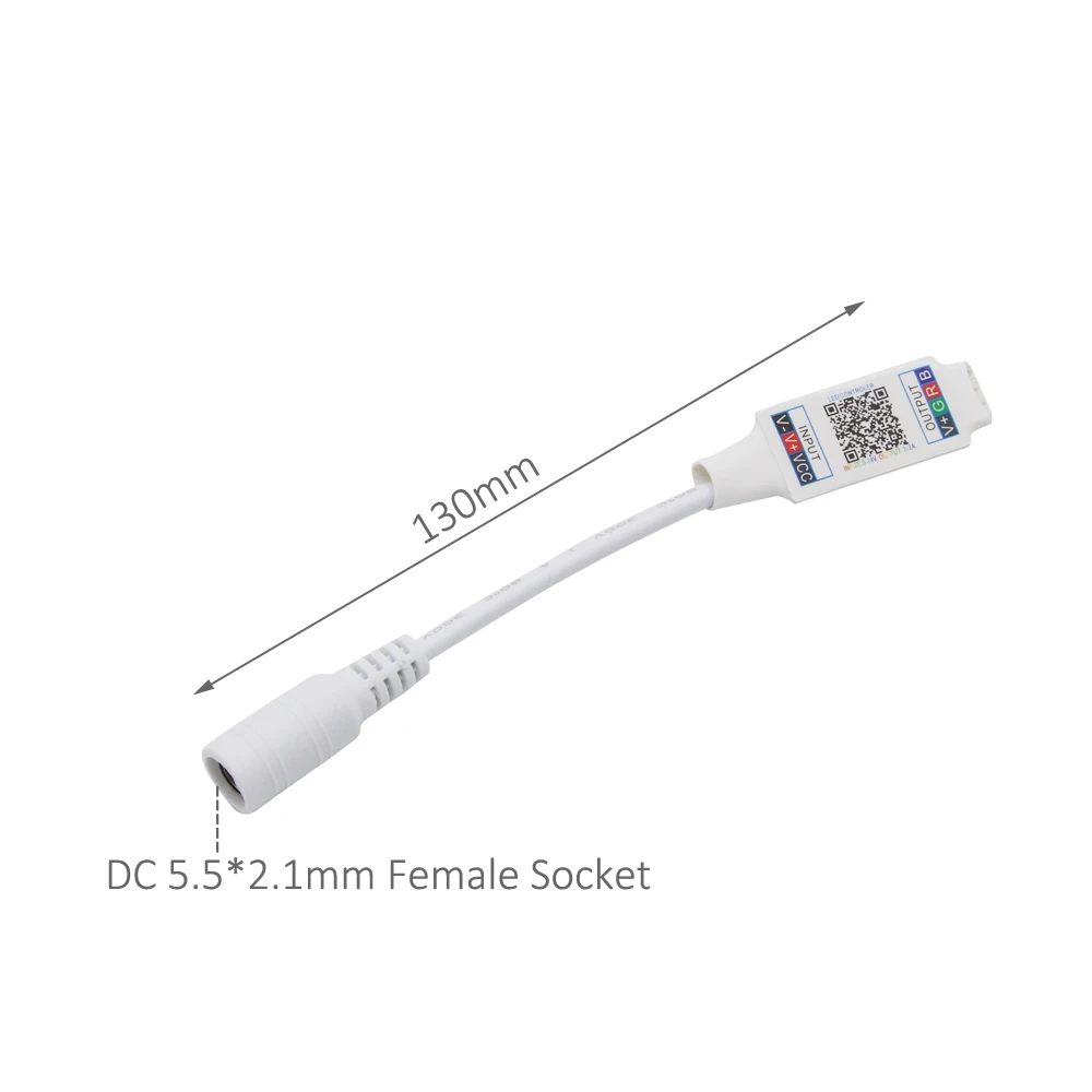 Mini RGB Bluetooth Controller DC 5V 12V 24V Mini Muziek Bluetooth Controller Licht Strip Controller voor RGB RGBW LED Strip