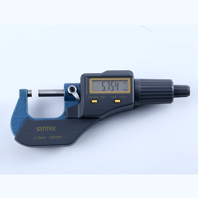 0-25mm Micron Digital Outside Micrometer Electronic Micrometer Gauge Meter 0.001mm Thickness Measuring Gauge Tools With Box